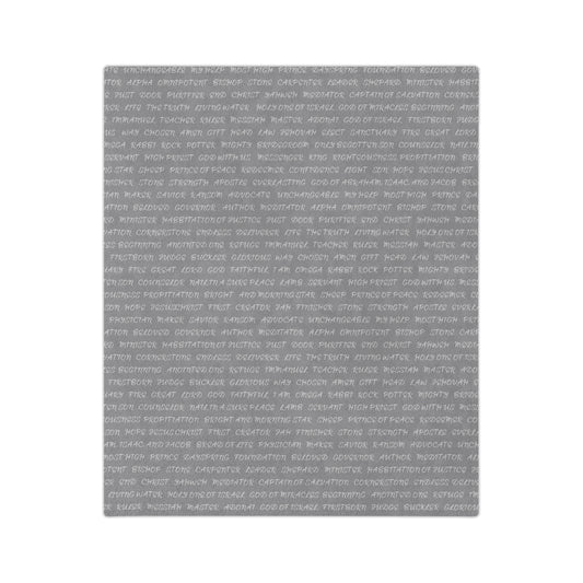 Names of Christ Blanket (Gray)